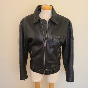 Vintage 80's FIRSTGEAR by Hein Gericke Classic Leather Moto Jacket - Small
